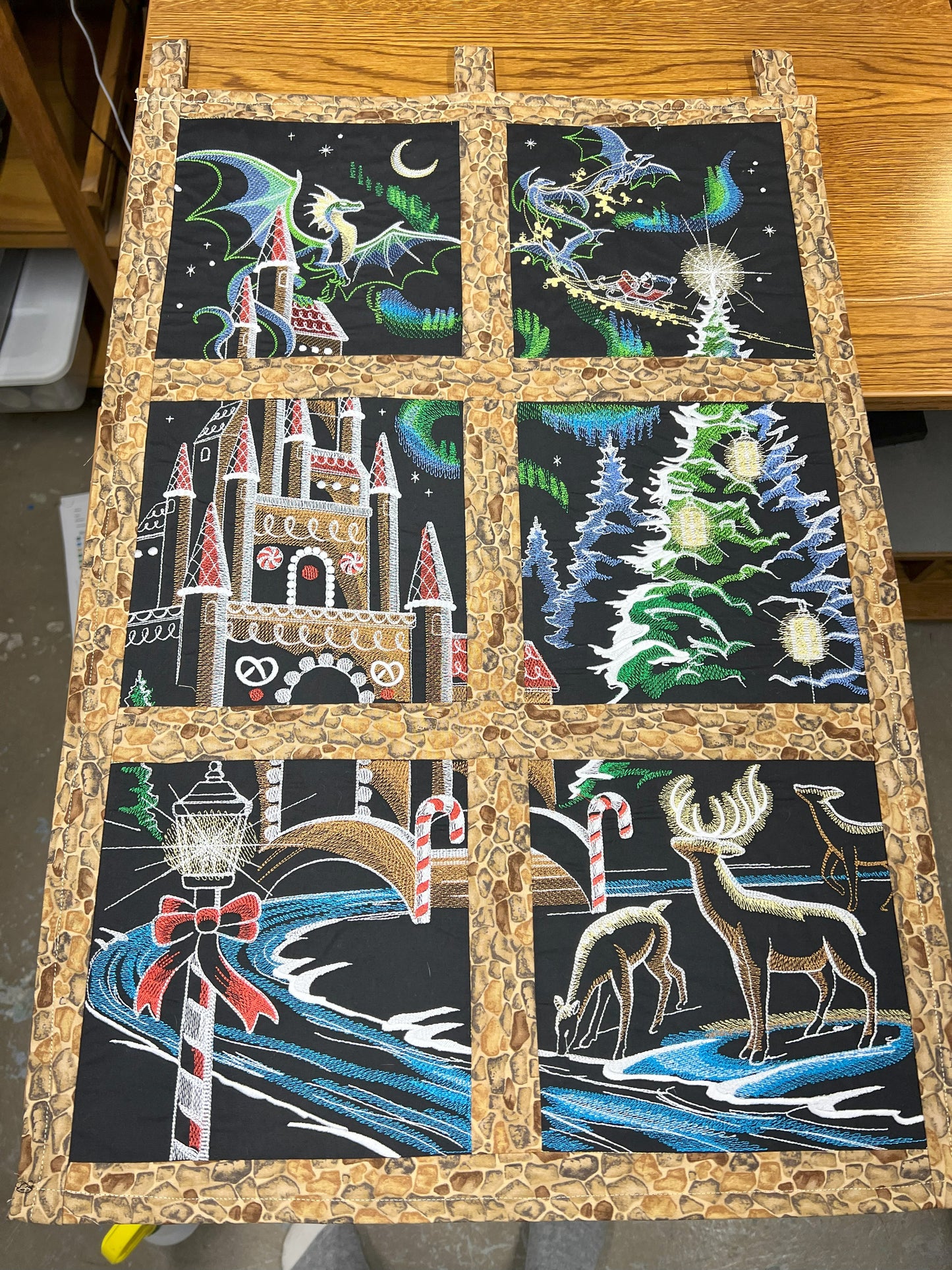 Dragon Christmas Pane