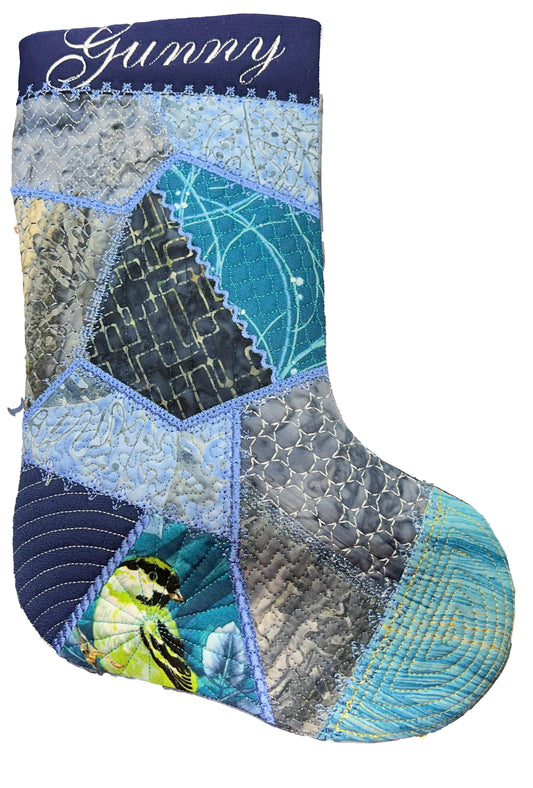 Patchwork Christmas Stocking